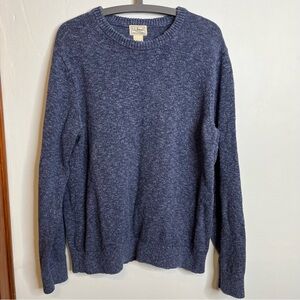 L.L. Bean Blue Crew Neck Sweater